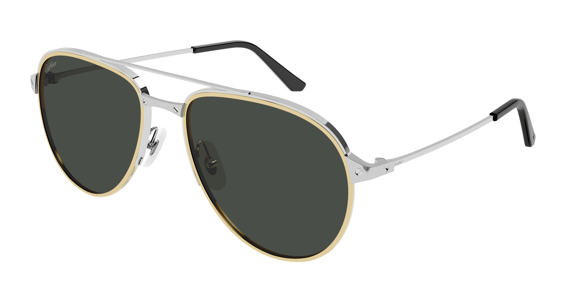 Hublot Pilot Grey Metal Sunglasses
